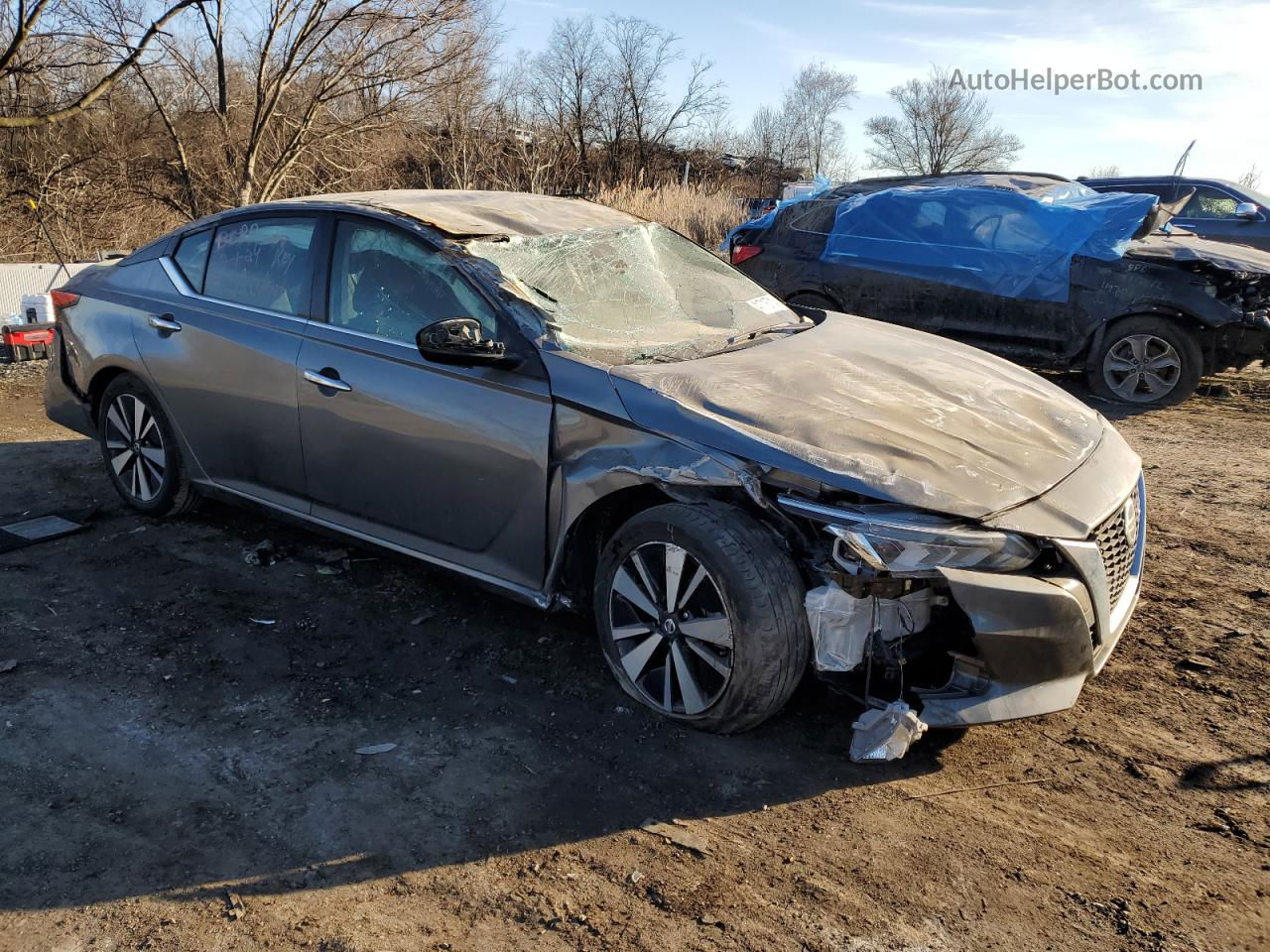 2021 Nissan Altima Sv Silver vin: 1N4BL4DV6MN303960