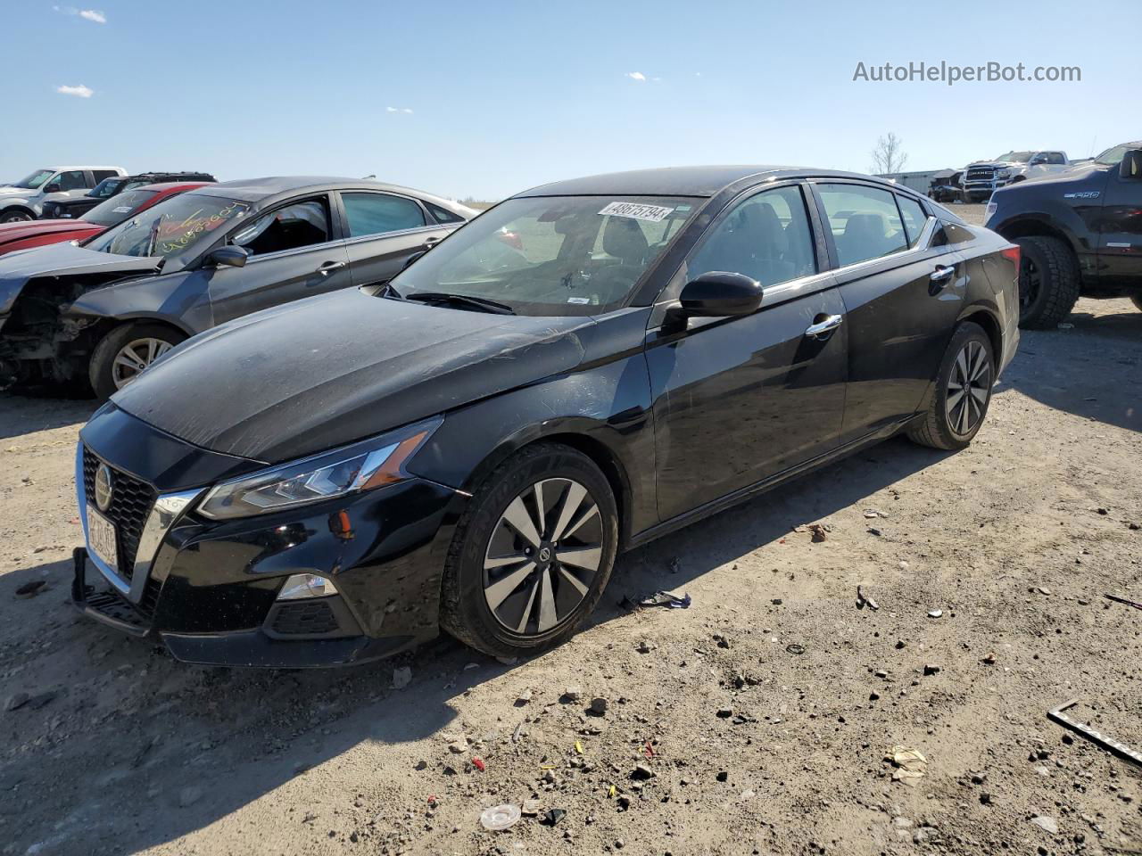 2021 Nissan Altima Sv Black vin: 1N4BL4DV6MN363138