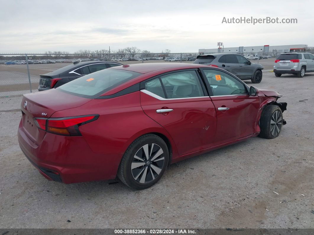 2020 Nissan Altima Sv Fwd Burgundy vin: 1N4BL4DV7LC253001