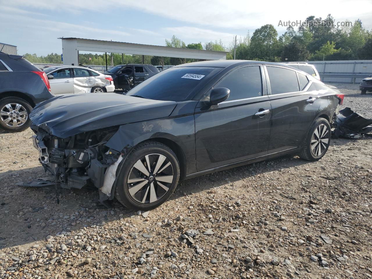 2021 Nissan Altima Sv Black vin: 1N4BL4DV7MN307385