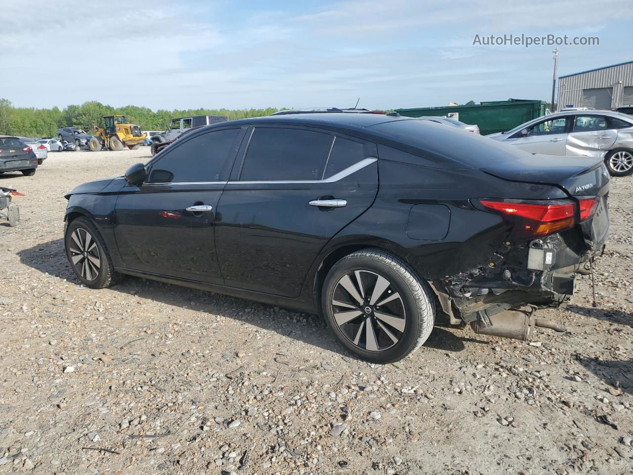 2021 Nissan Altima Sv Черный vin: 1N4BL4DV7MN307385