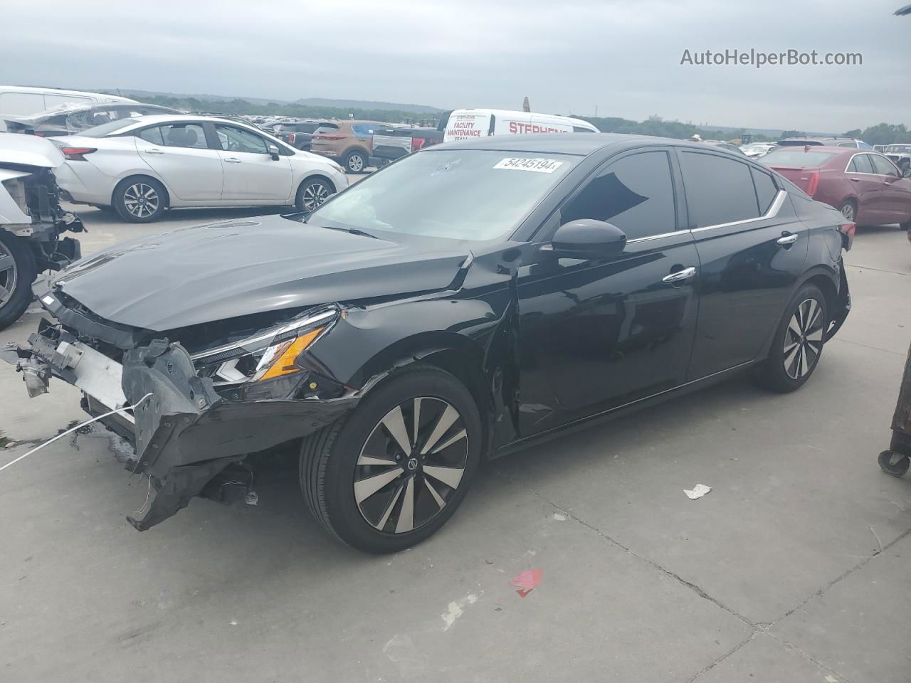 2021 Nissan Altima Sv Black vin: 1N4BL4DV7MN326695