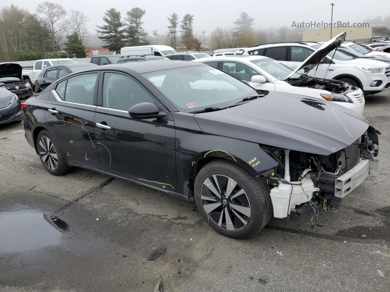 2021 Nissan Altima Sv Black vin: 1N4BL4DV8MN422528