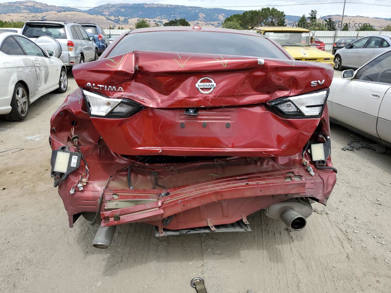 2019 Nissan Altima Sv Red vin: 1N4BL4DV9KC115121