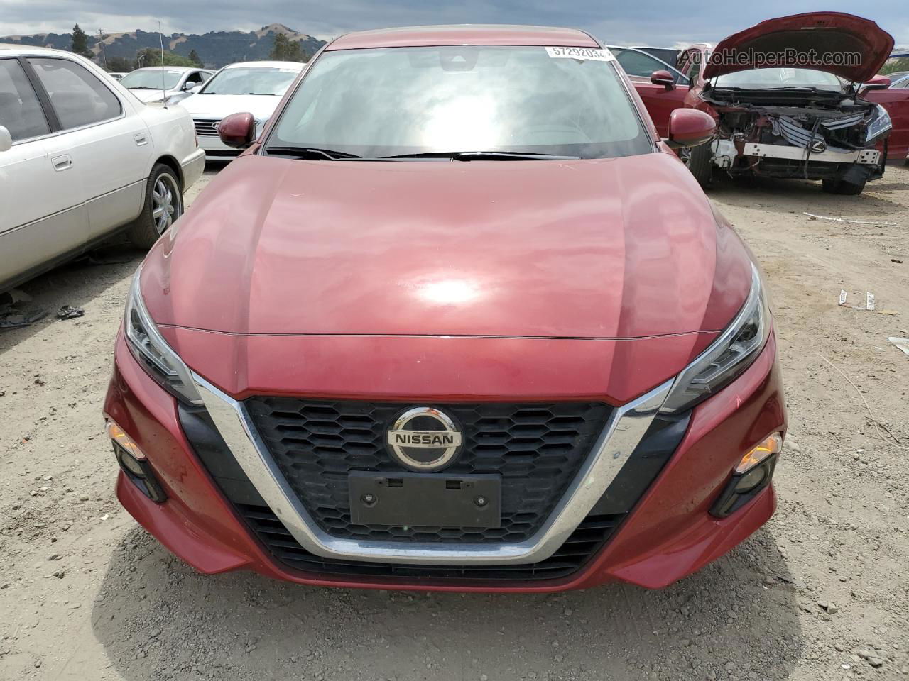 2019 Nissan Altima Sv Красный vin: 1N4BL4DV9KC115121