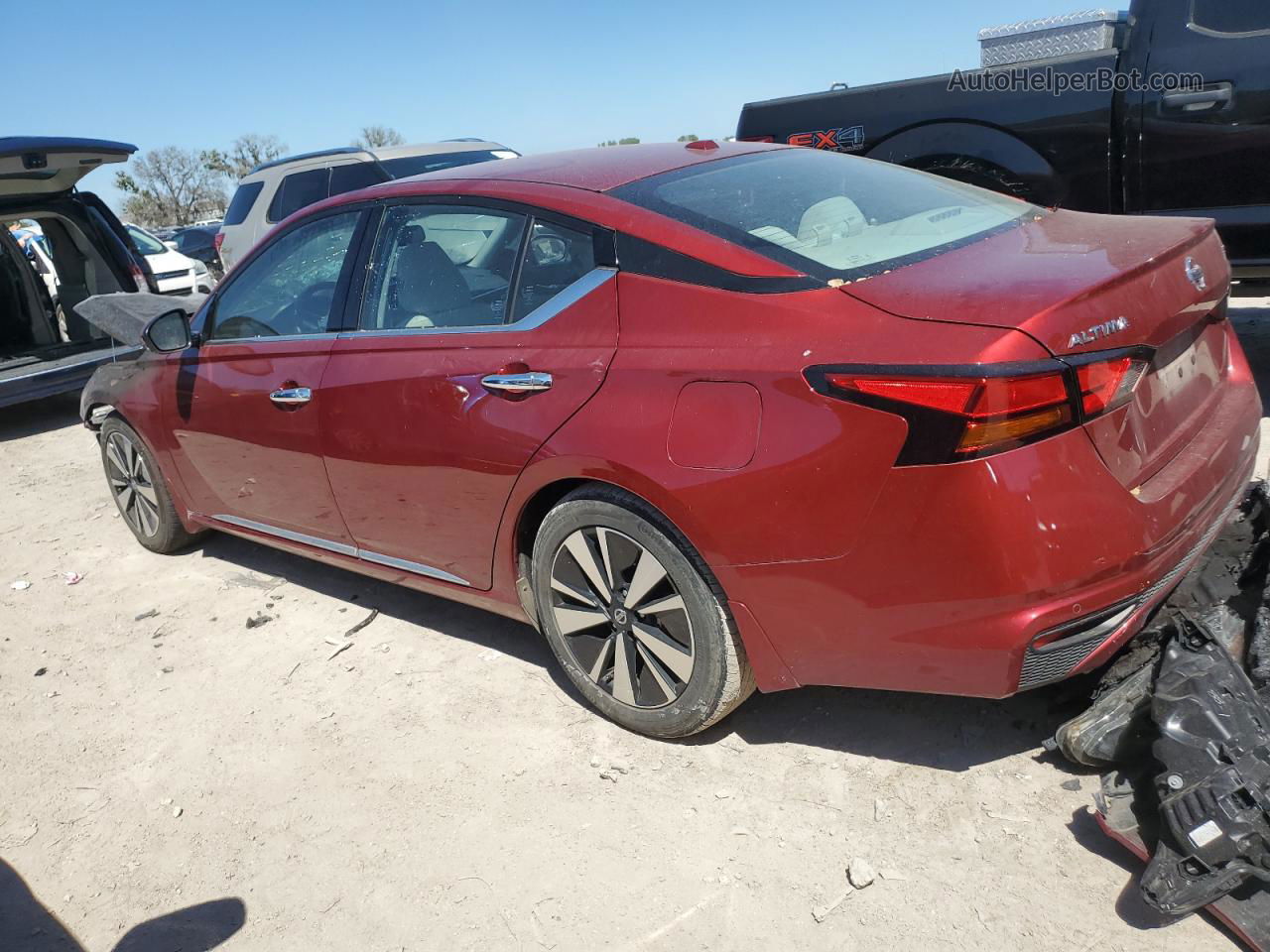 2019 Nissan Altima Sv Red vin: 1N4BL4DV9KC168434