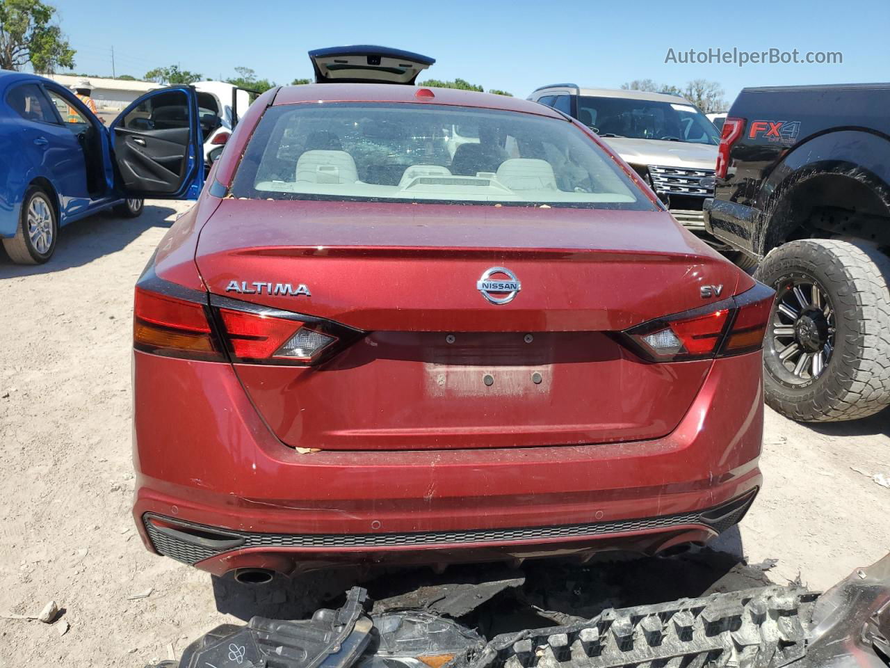 2019 Nissan Altima Sv Red vin: 1N4BL4DV9KC168434