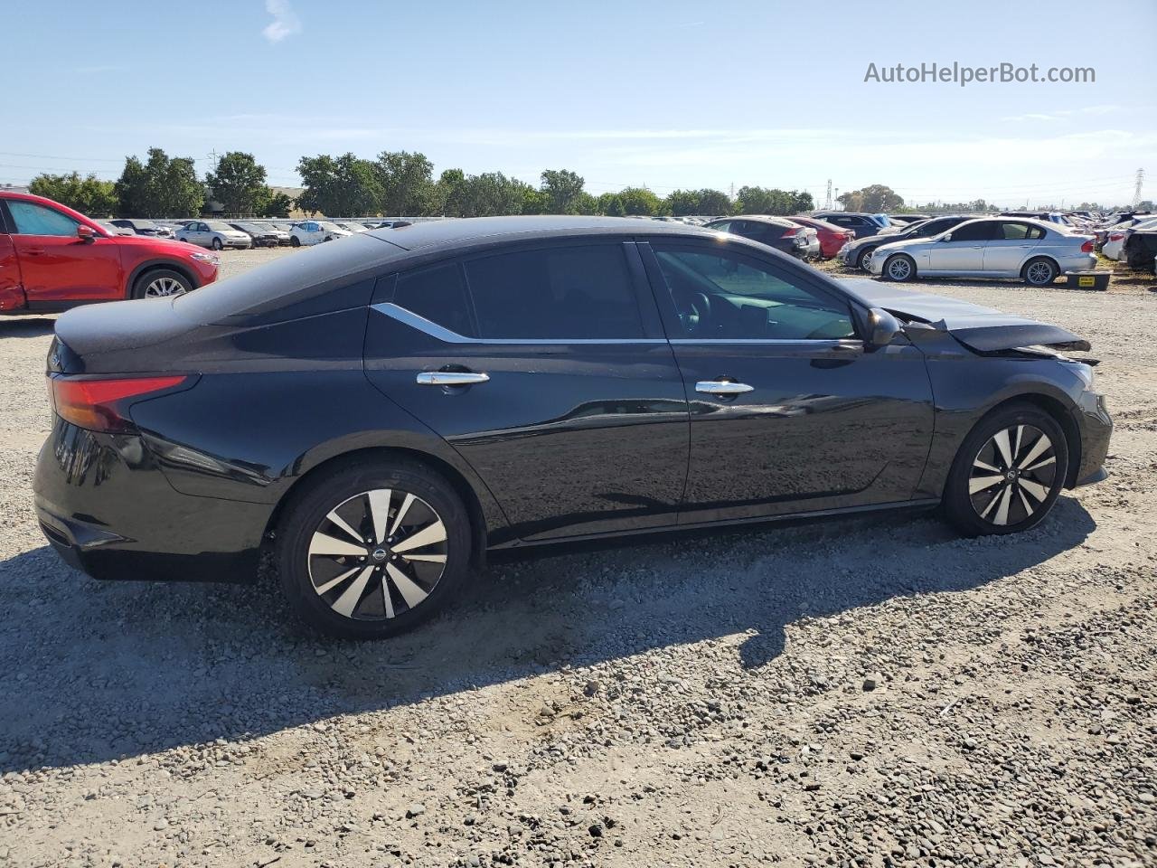 2021 Nissan Altima Sv Черный vin: 1N4BL4DVXMN336556