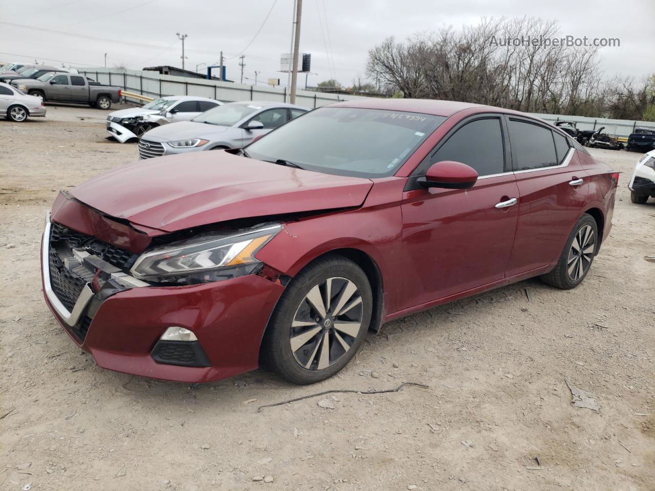 2021 Nissan Altima Sv Red vin: 1N4BL4DVXMN357827