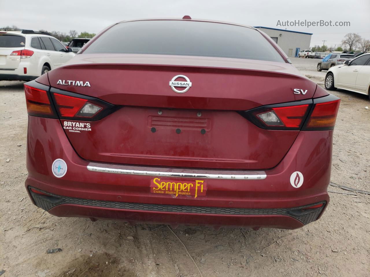 2021 Nissan Altima Sv Red vin: 1N4BL4DVXMN357827