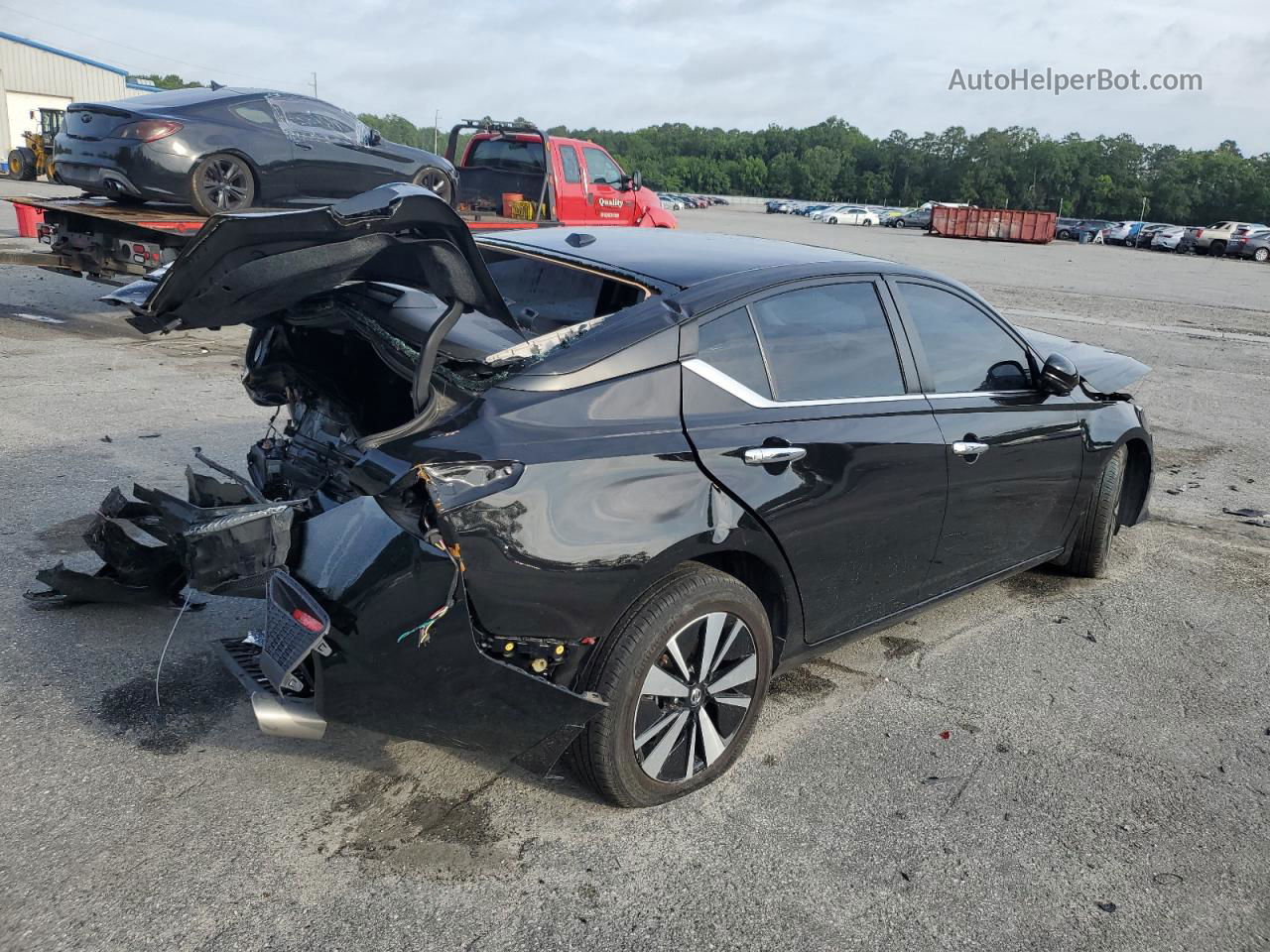 2021 Nissan Altima Sv Black vin: 1N4BL4DVXMN385711