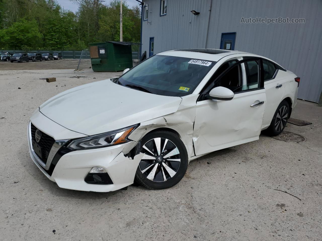 2019 Nissan Altima Sv White vin: 1N4BL4DW0KC175426