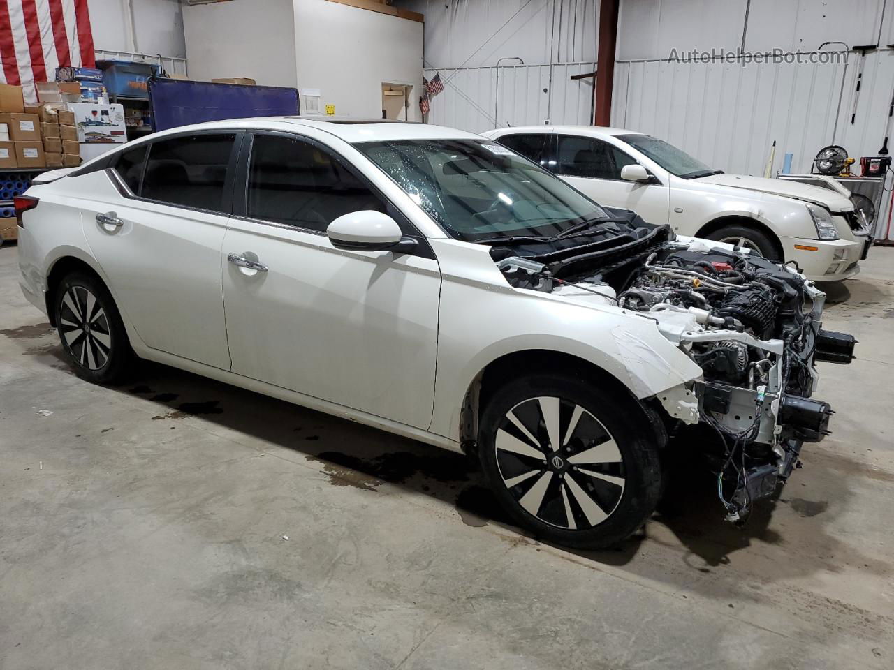 2021 Nissan Altima Sv White vin: 1N4BL4DW0MN311013