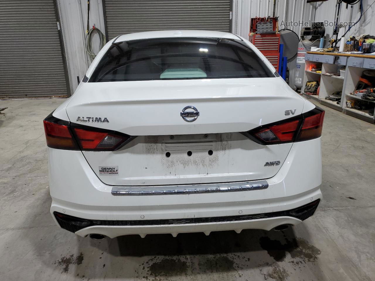 2021 Nissan Altima Sv White vin: 1N4BL4DW0MN311013