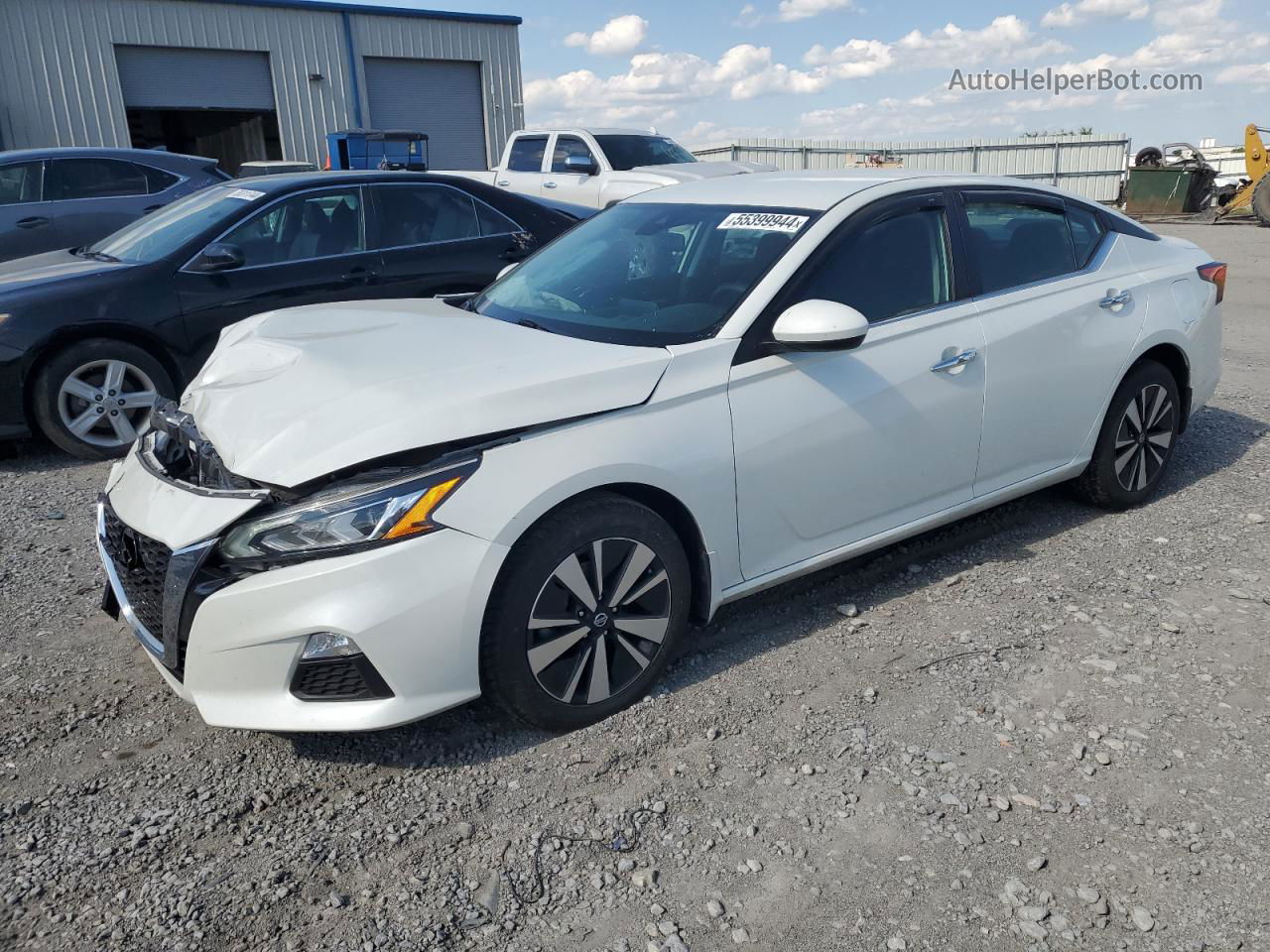 2021 Nissan Altima Sv White vin: 1N4BL4DW0MN382941