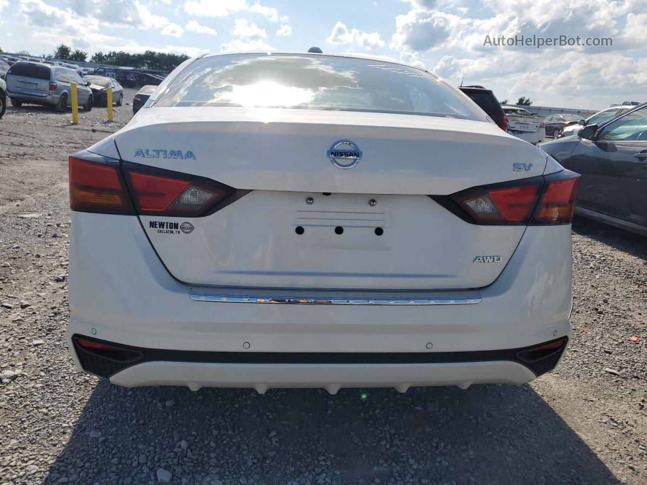 2021 Nissan Altima Sv White vin: 1N4BL4DW0MN382941