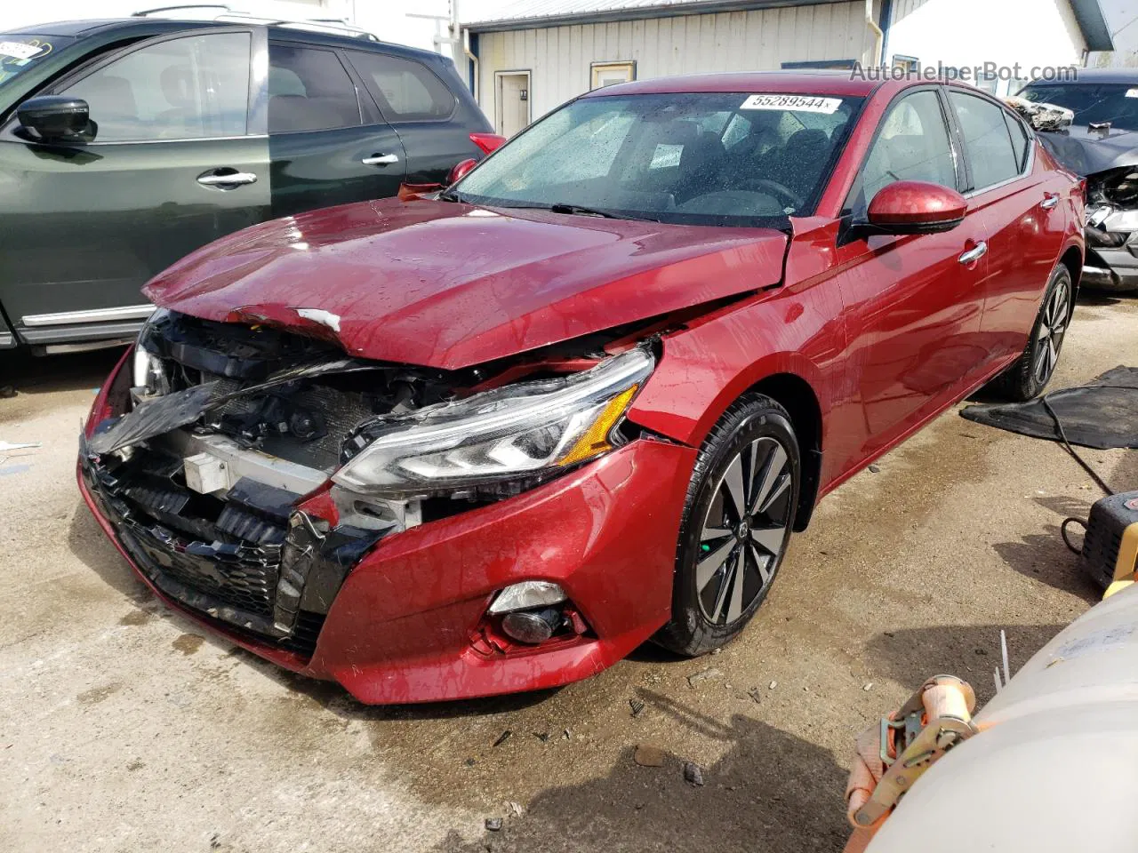 2019 Nissan Altima Sv Burgundy vin: 1N4BL4DW1KC157212