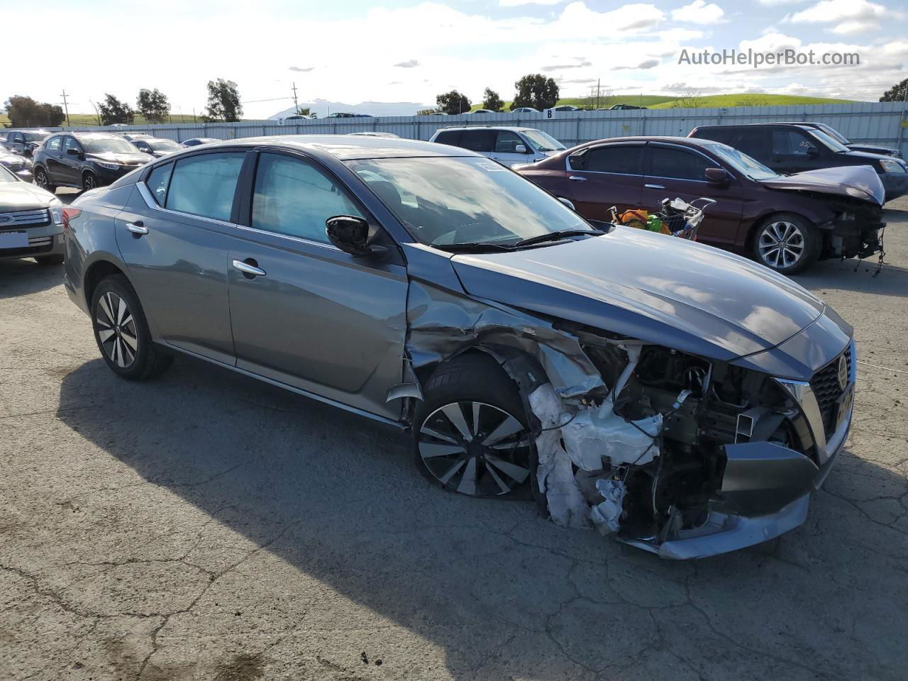 2021 Nissan Altima Sv Gray vin: 1N4BL4DW1MN307214