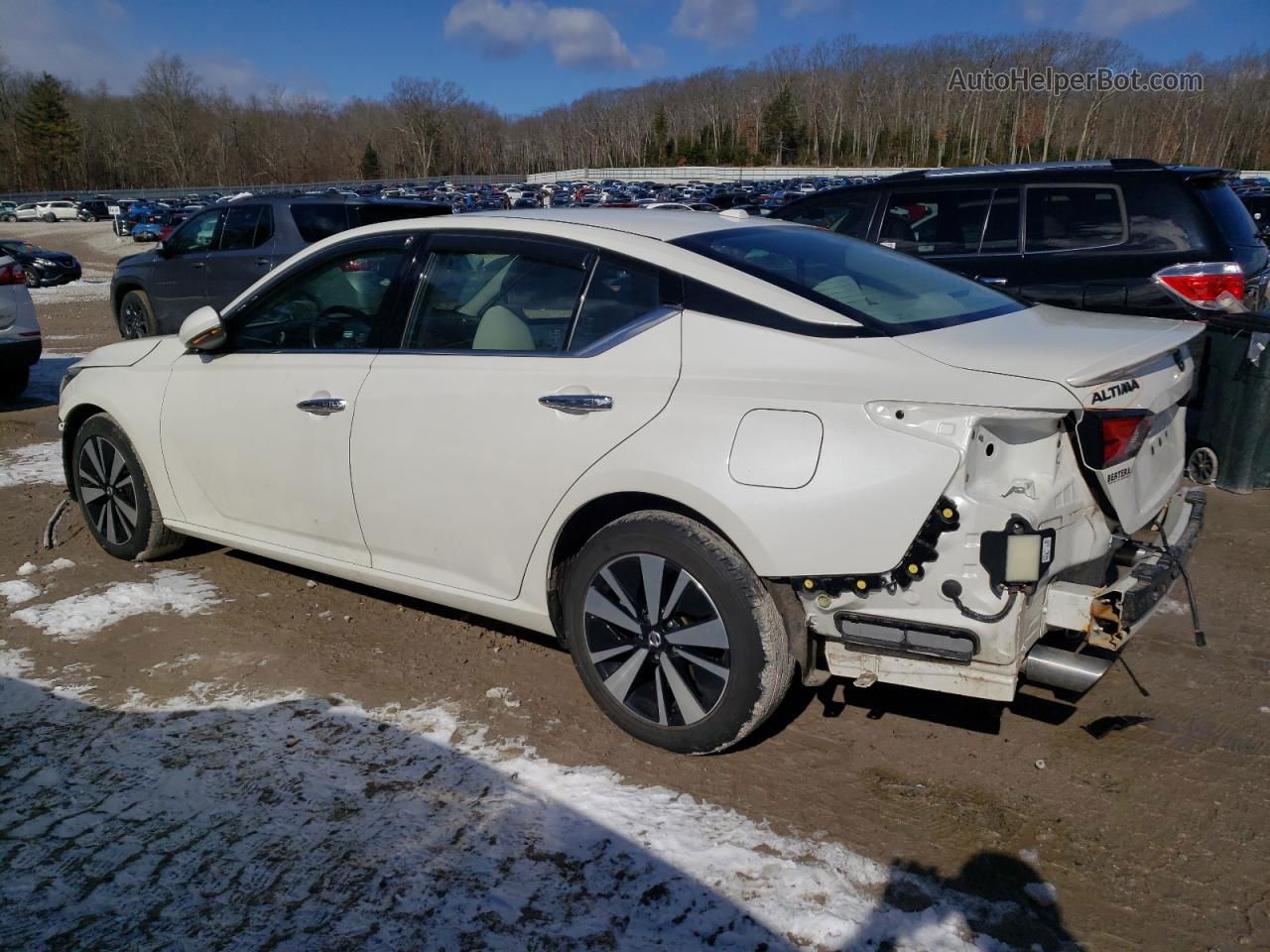 2020 Nissan Altima Sv White vin: 1N4BL4DW3LC222174