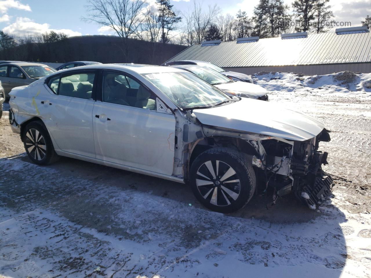 2020 Nissan Altima Sv White vin: 1N4BL4DW3LC222174