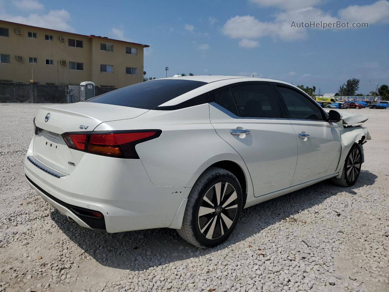 2019 Nissan Altima Sv Белый vin: 1N4BL4DW4KC151260