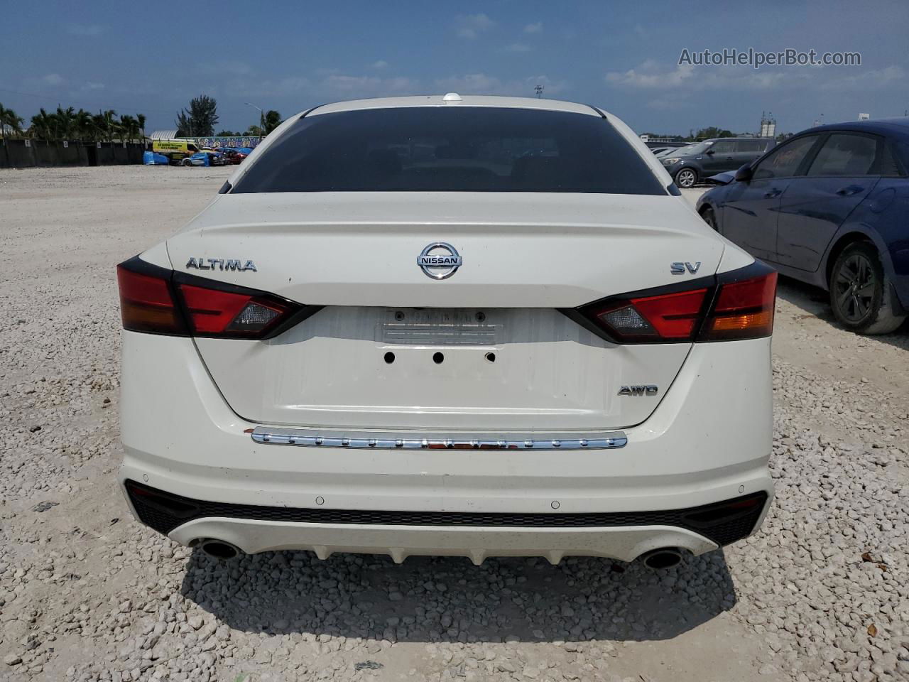 2019 Nissan Altima Sv Белый vin: 1N4BL4DW4KC151260