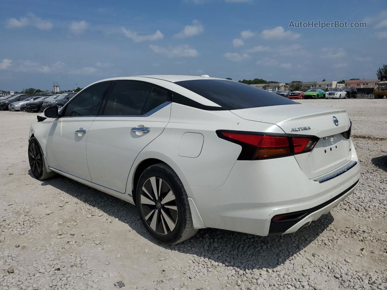 2019 Nissan Altima Sv Белый vin: 1N4BL4DW4KC151260