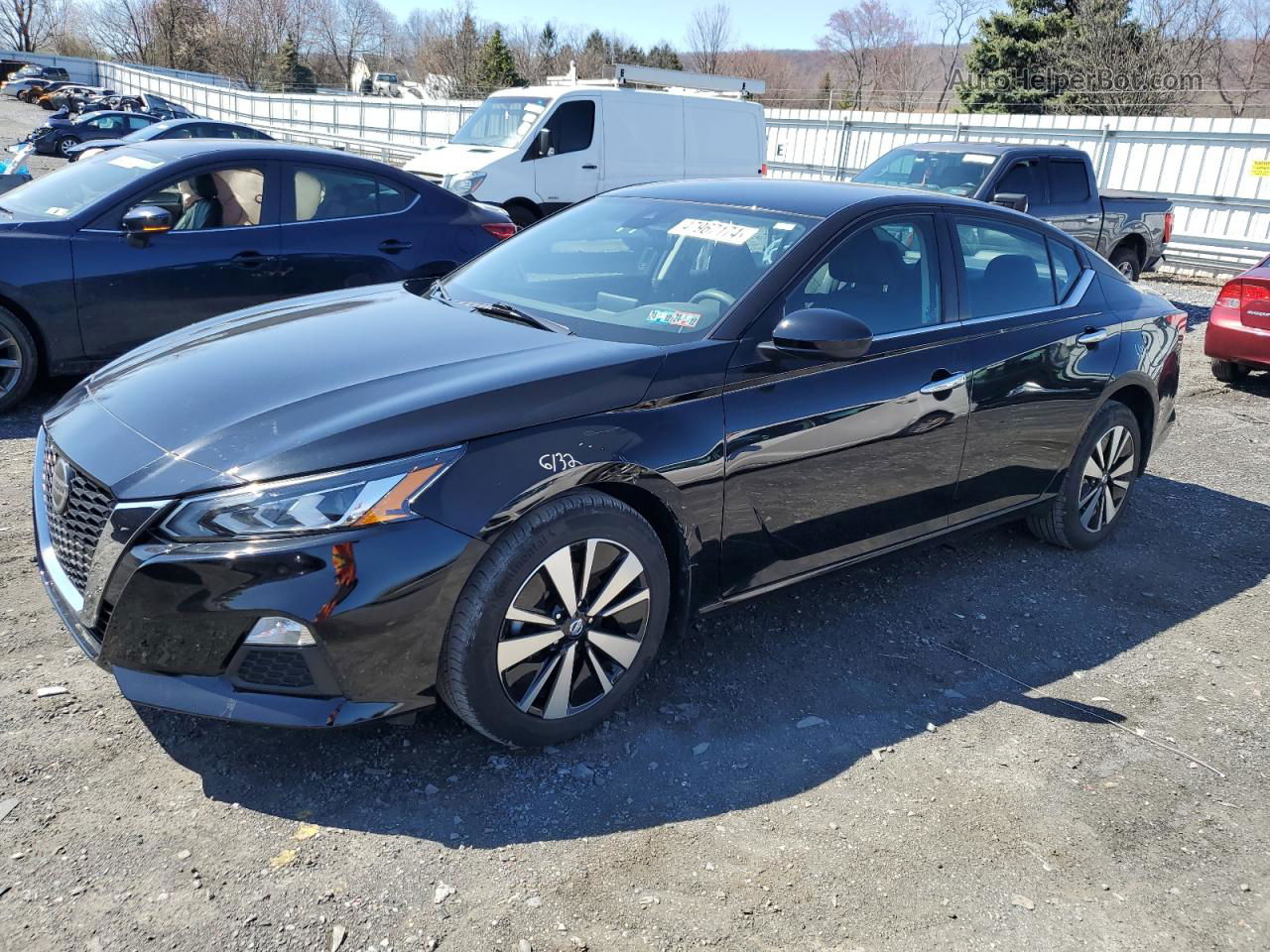 2021 Nissan Altima Sv Black vin: 1N4BL4DW7MN417104