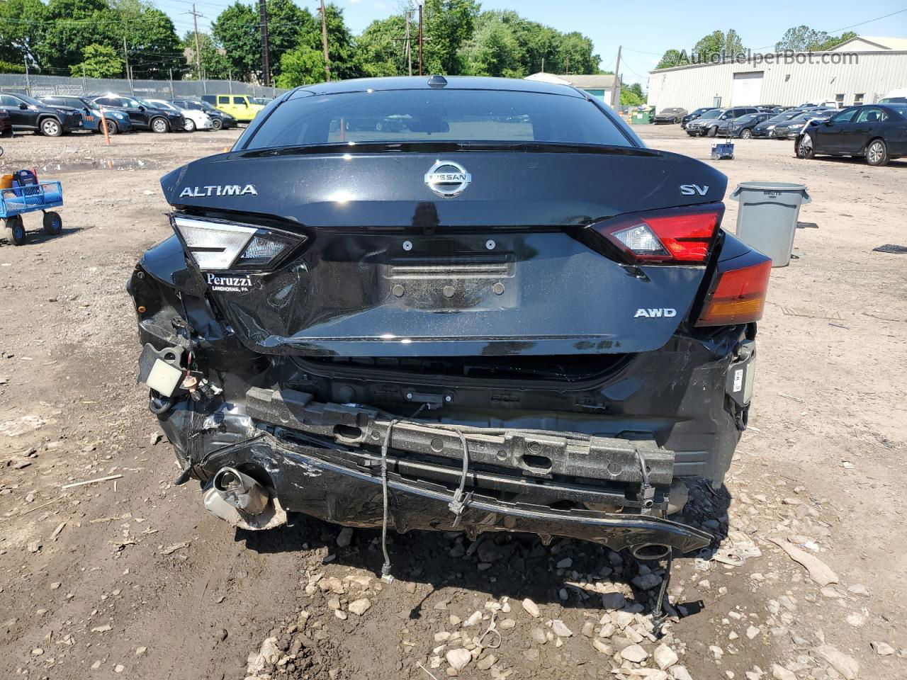 2021 Nissan Altima Sv Black vin: 1N4BL4DW8MN315228