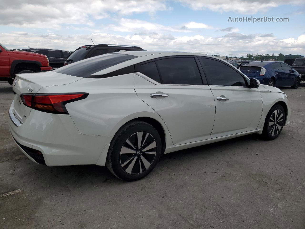 2021 Nissan Altima Sv White vin: 1N4BL4DW8MN383156