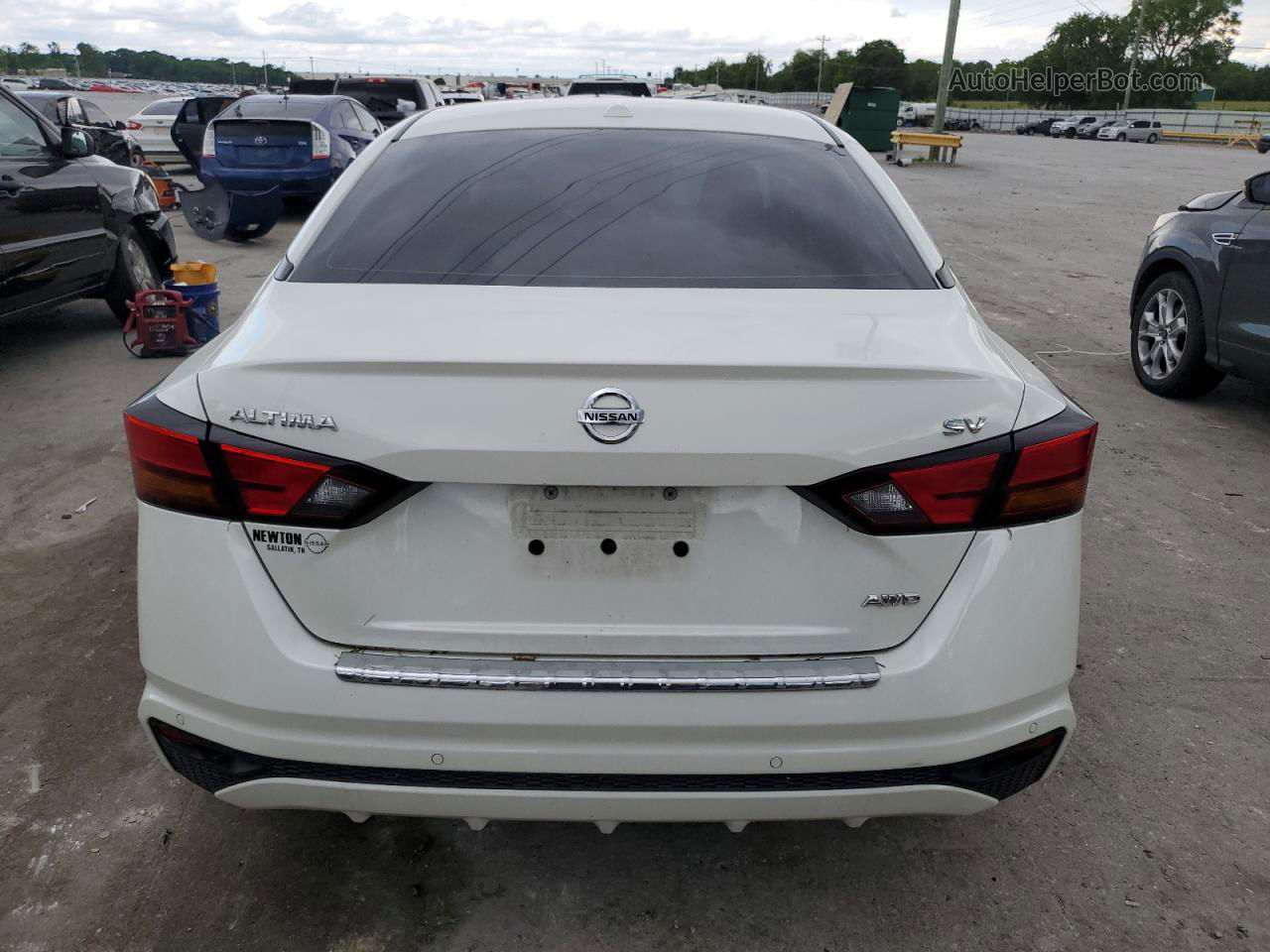 2021 Nissan Altima Sv White vin: 1N4BL4DW8MN383156