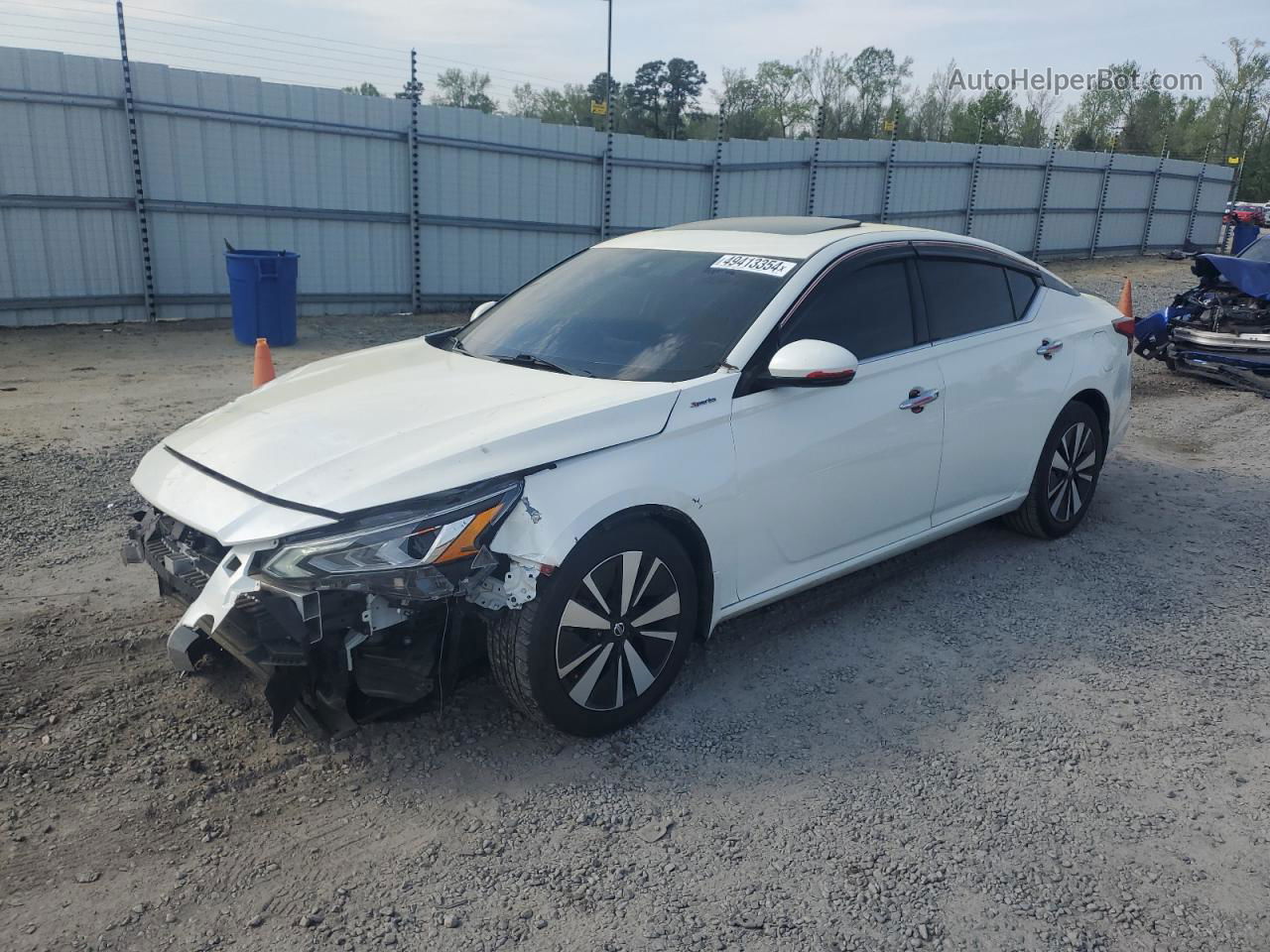 2021 Nissan Altima Sl White vin: 1N4BL4EV0MN386414