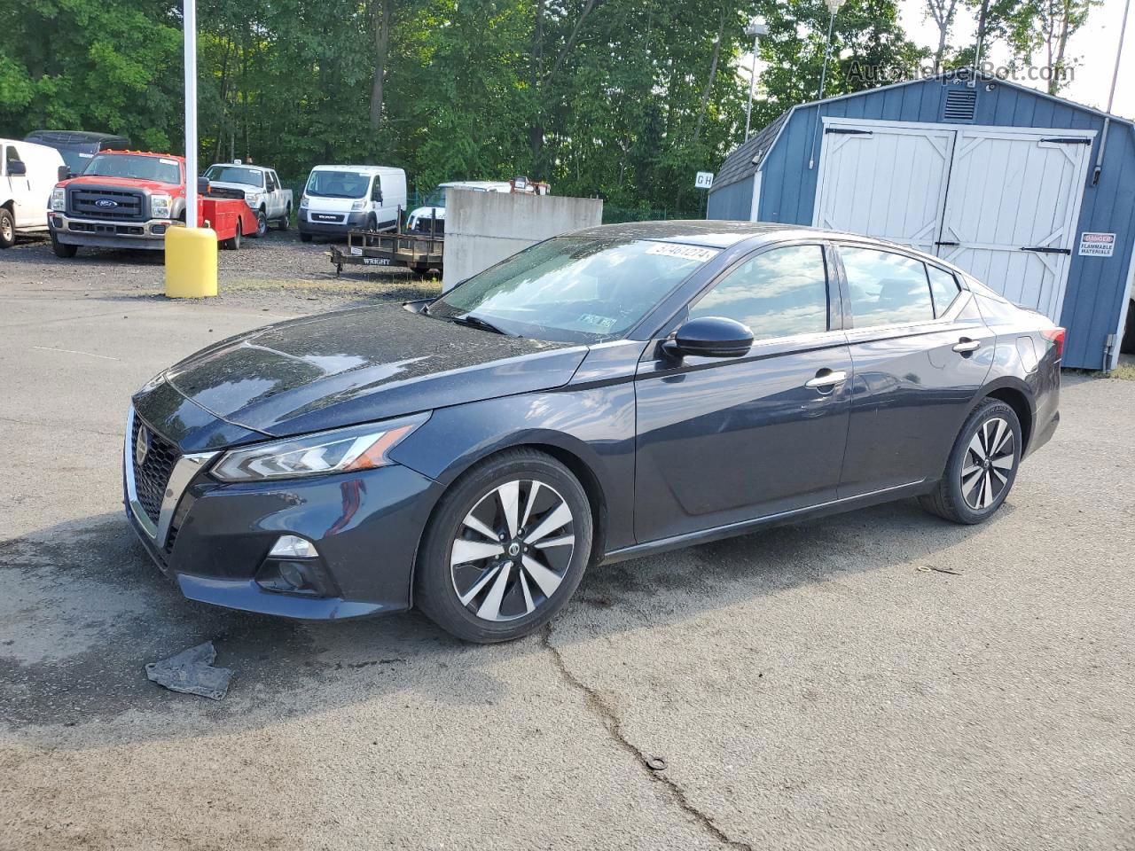 2019 Nissan Altima Sl Blue vin: 1N4BL4EV1KC251421