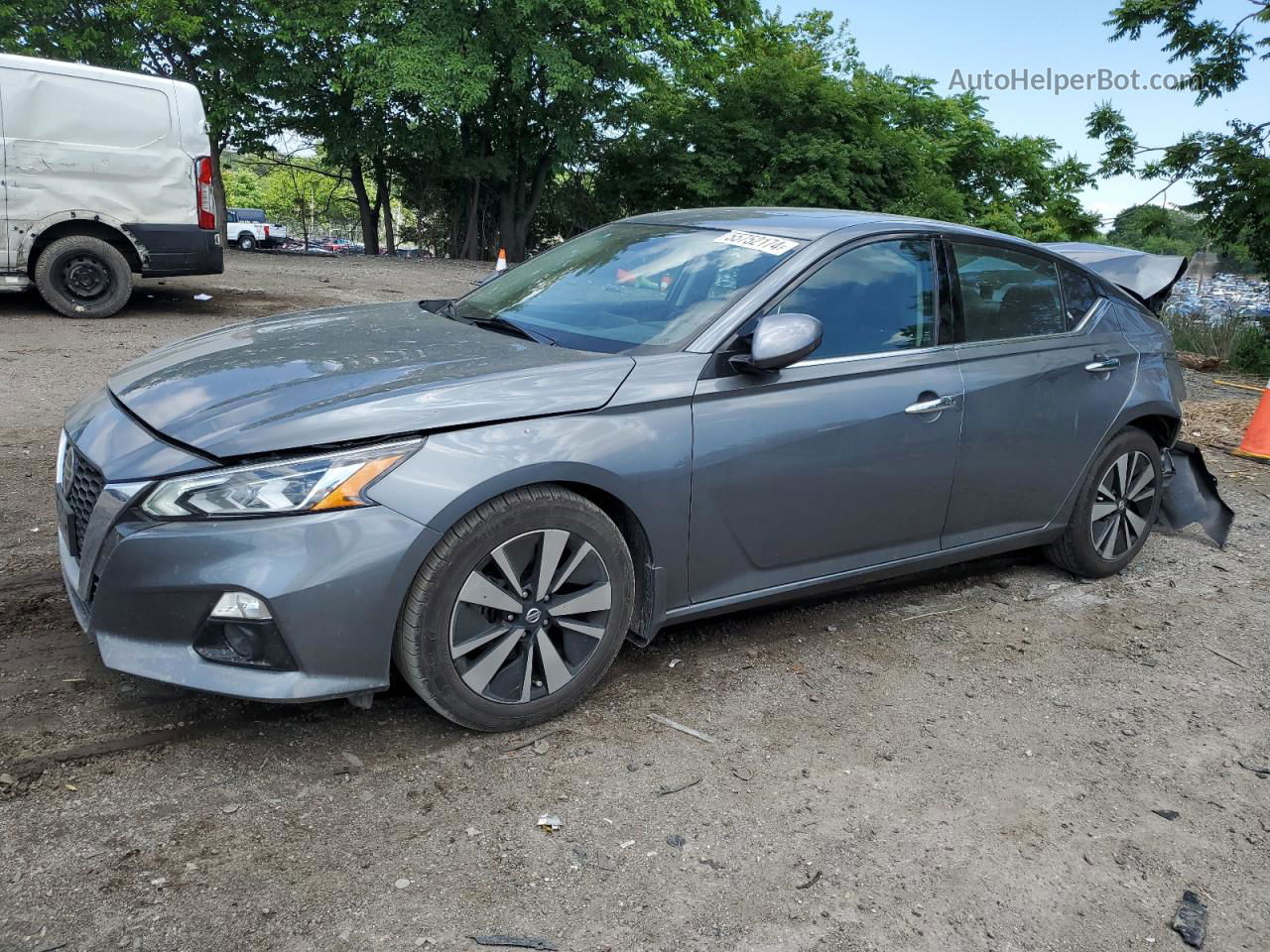 2021 Nissan Altima Sl Серый vin: 1N4BL4EV3MN337479