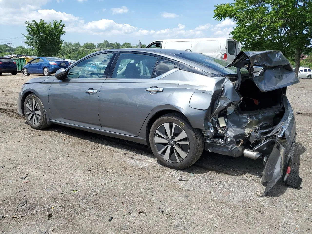 2021 Nissan Altima Sl Серый vin: 1N4BL4EV3MN337479