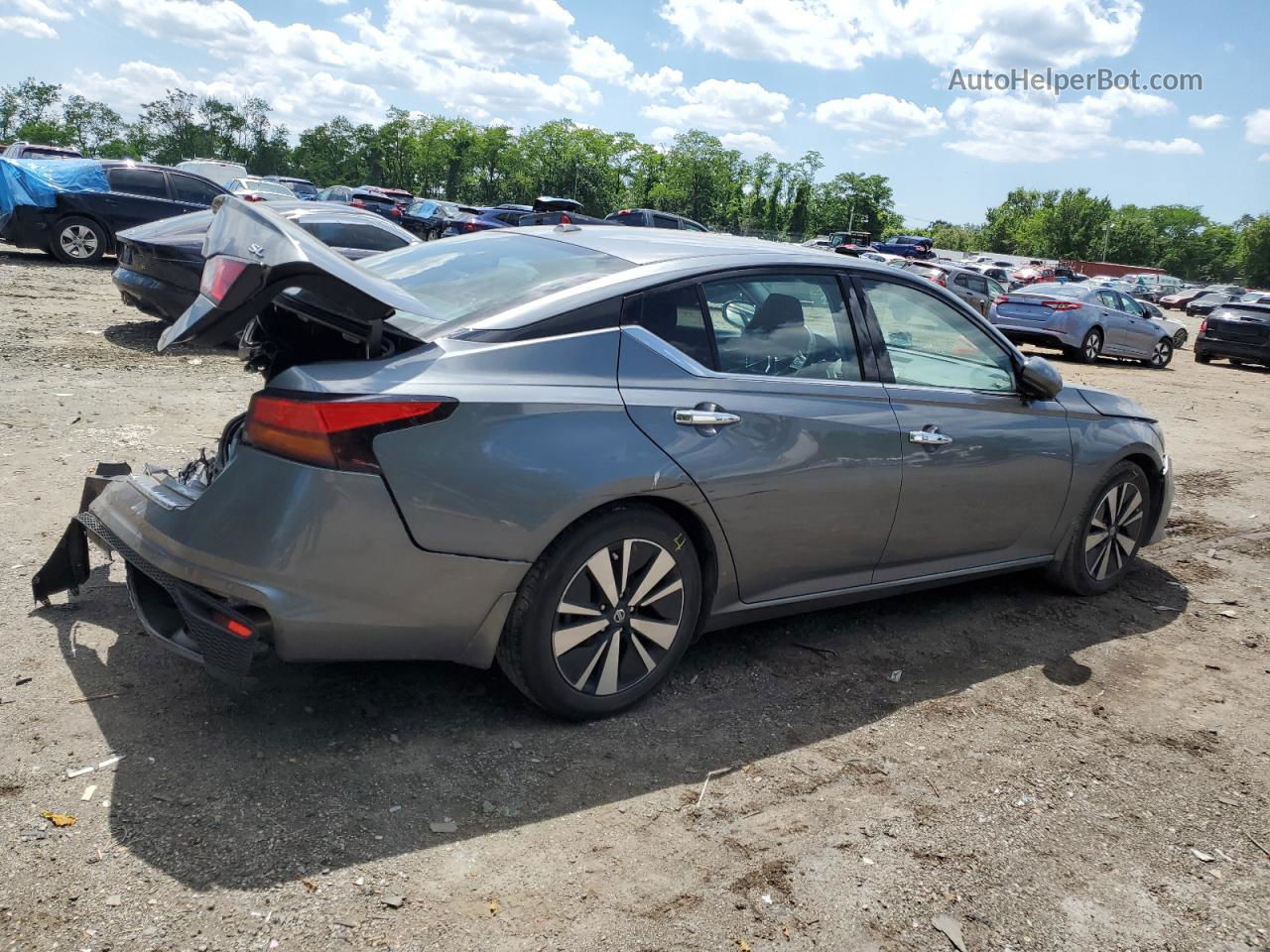 2021 Nissan Altima Sl Серый vin: 1N4BL4EV3MN337479