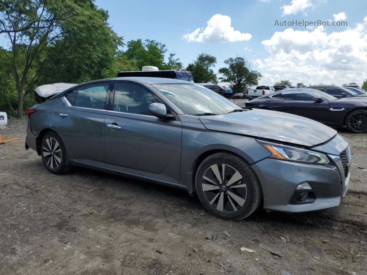 2021 Nissan Altima Sl Серый vin: 1N4BL4EV3MN337479