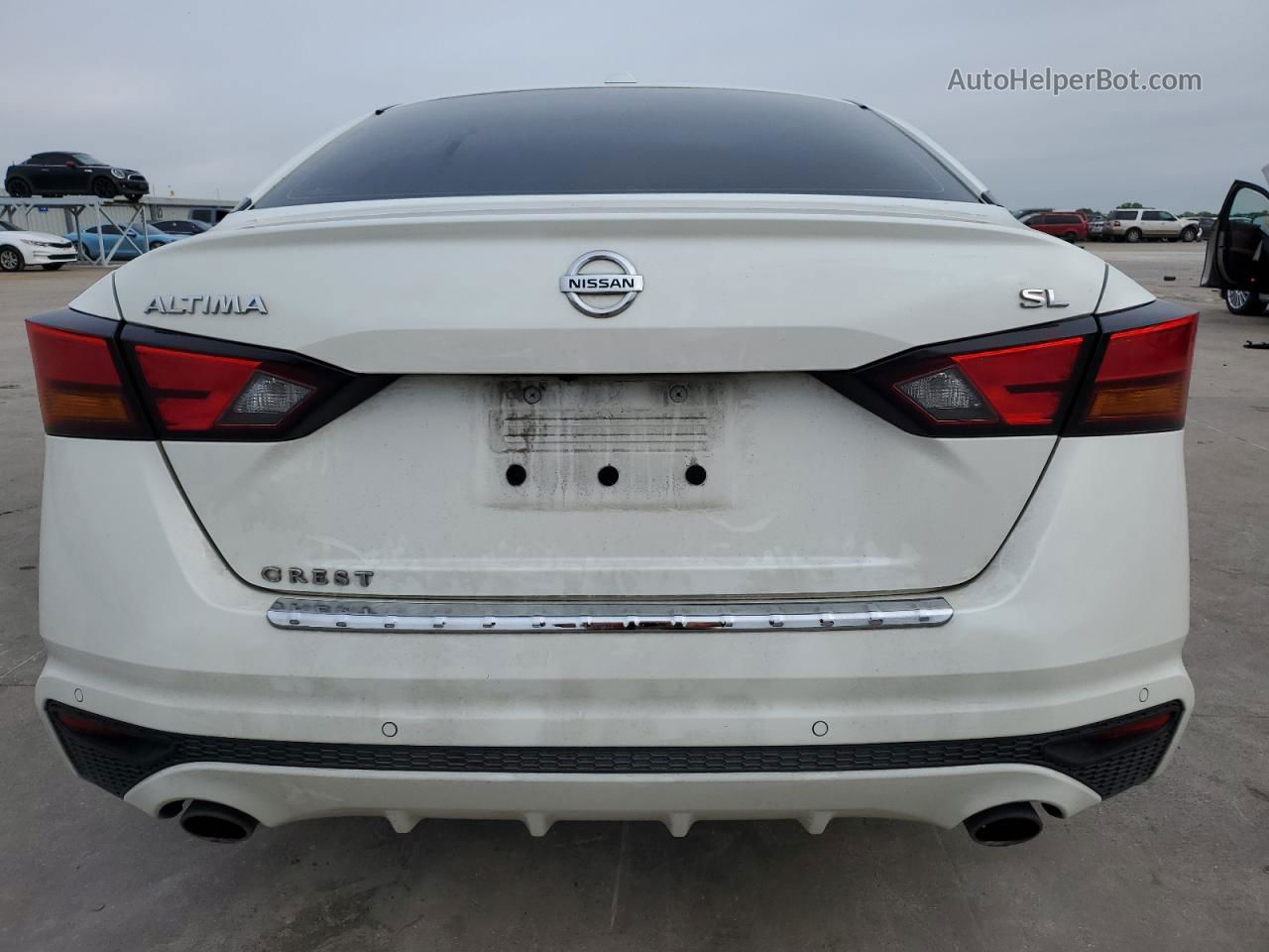 2021 Nissan Altima Sl White vin: 1N4BL4EV3MN347297