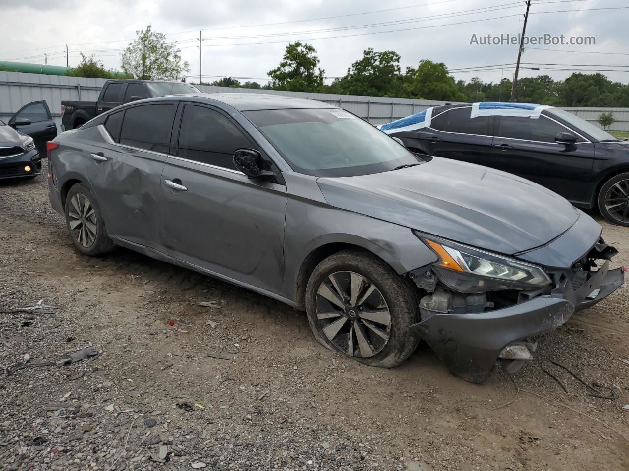 2019 Nissan Altima Sl Charcoal vin: 1N4BL4EV4KC252966