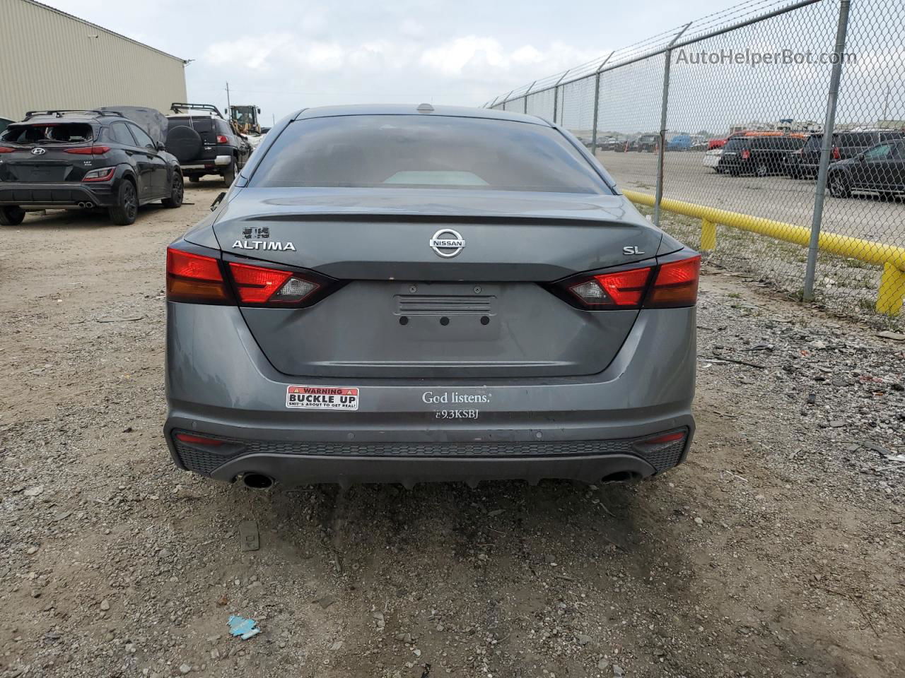 2019 Nissan Altima Sl Charcoal vin: 1N4BL4EV4KC252966