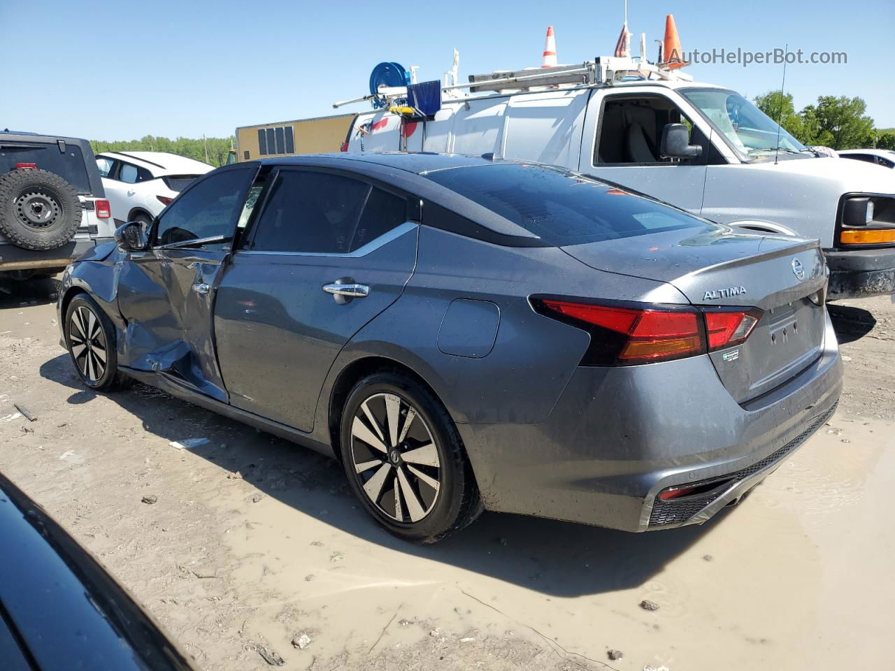 2019 Nissan Altima Sl Серый vin: 1N4BL4EV5KC153377