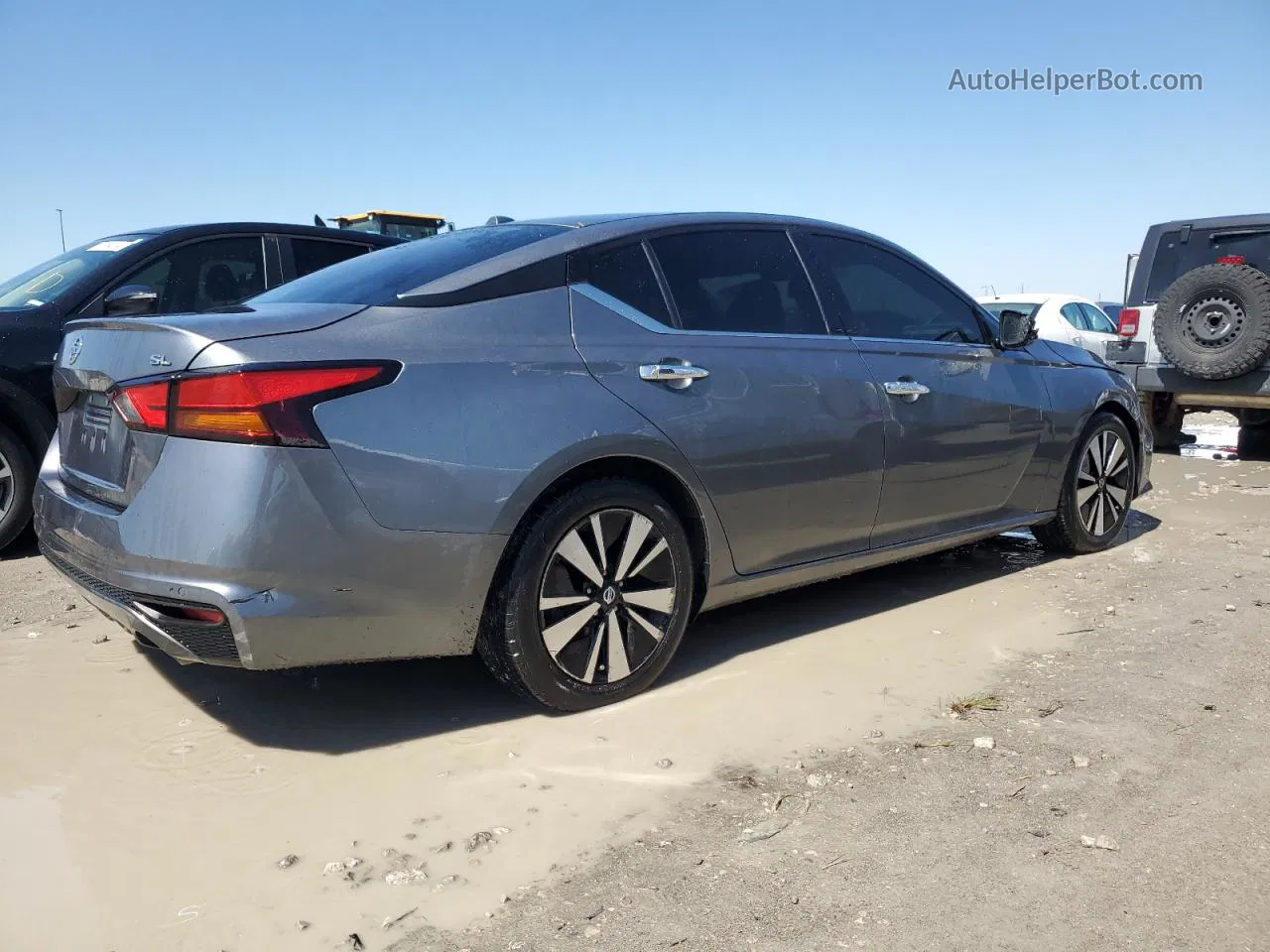 2019 Nissan Altima Sl Серый vin: 1N4BL4EV5KC153377