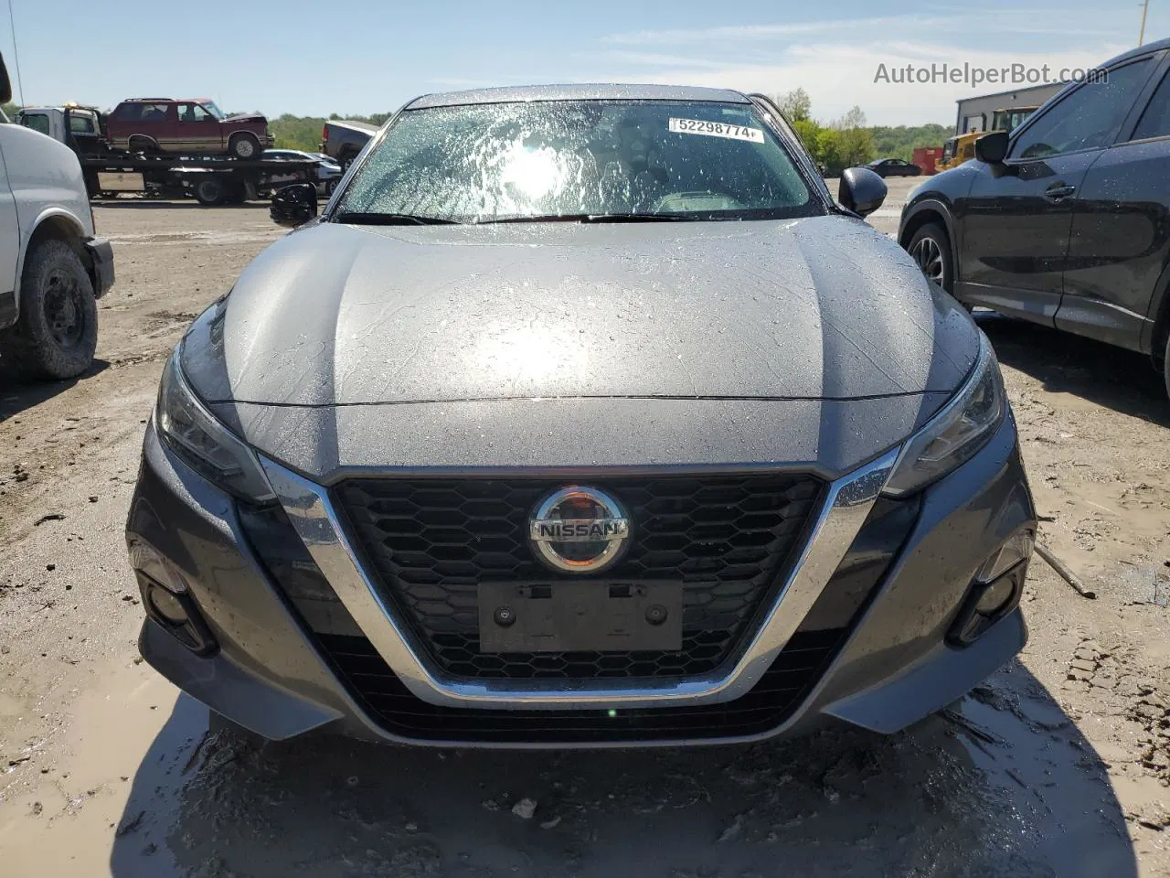 2019 Nissan Altima Sl Серый vin: 1N4BL4EV5KC153377