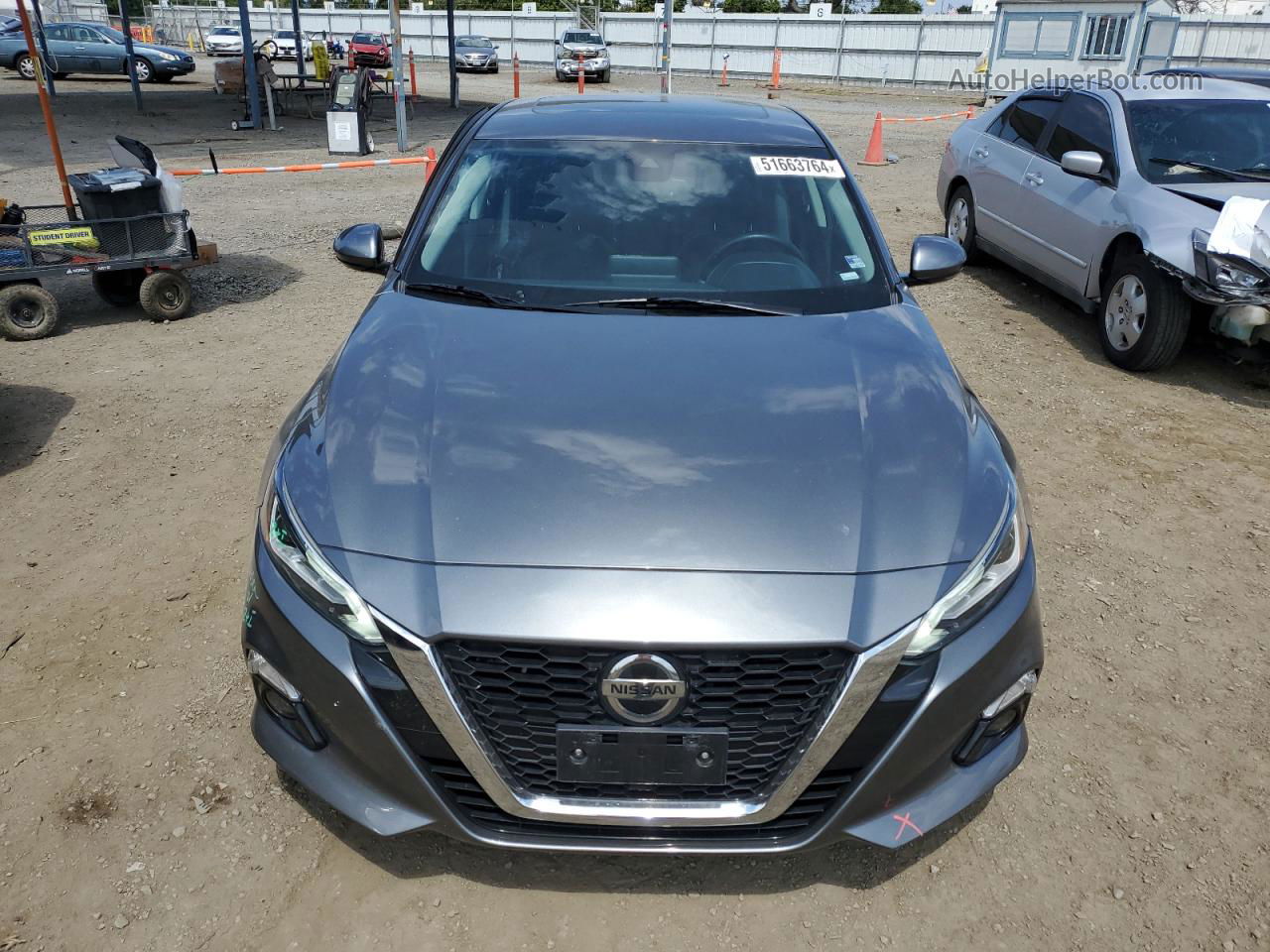 2019 Nissan Altima Sl Серый vin: 1N4BL4EV5KC224433