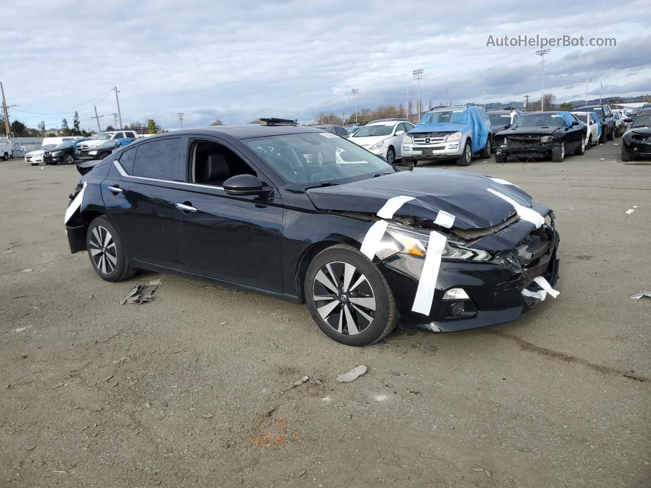 2019 Nissan Altima Sl Черный vin: 1N4BL4EV7KC227821