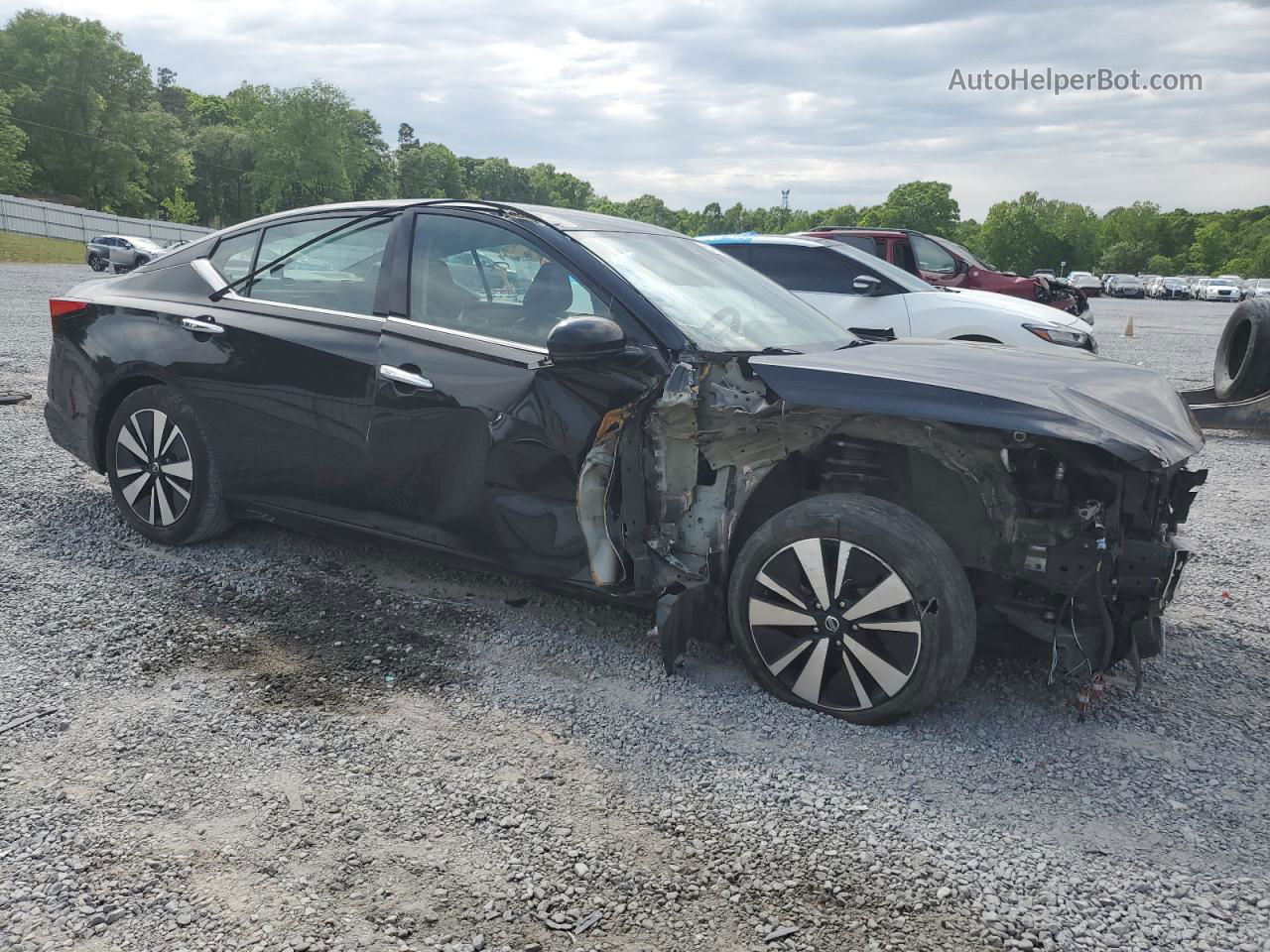 2019 Nissan Altima Sl Черный vin: 1N4BL4EV7KC251407