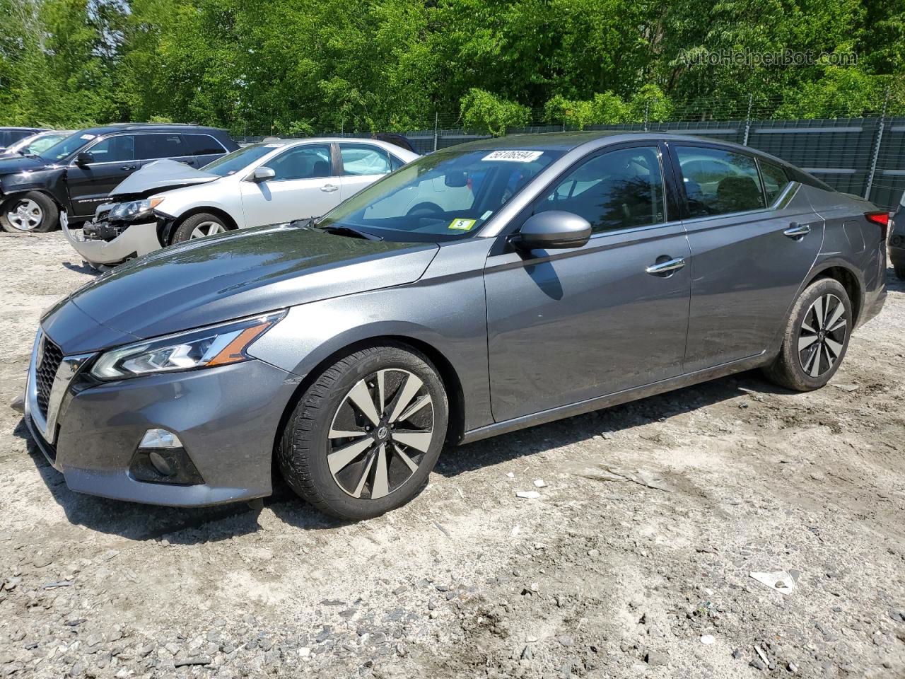 2019 Nissan Altima Sl Gray vin: 1N4BL4EVXKC174581