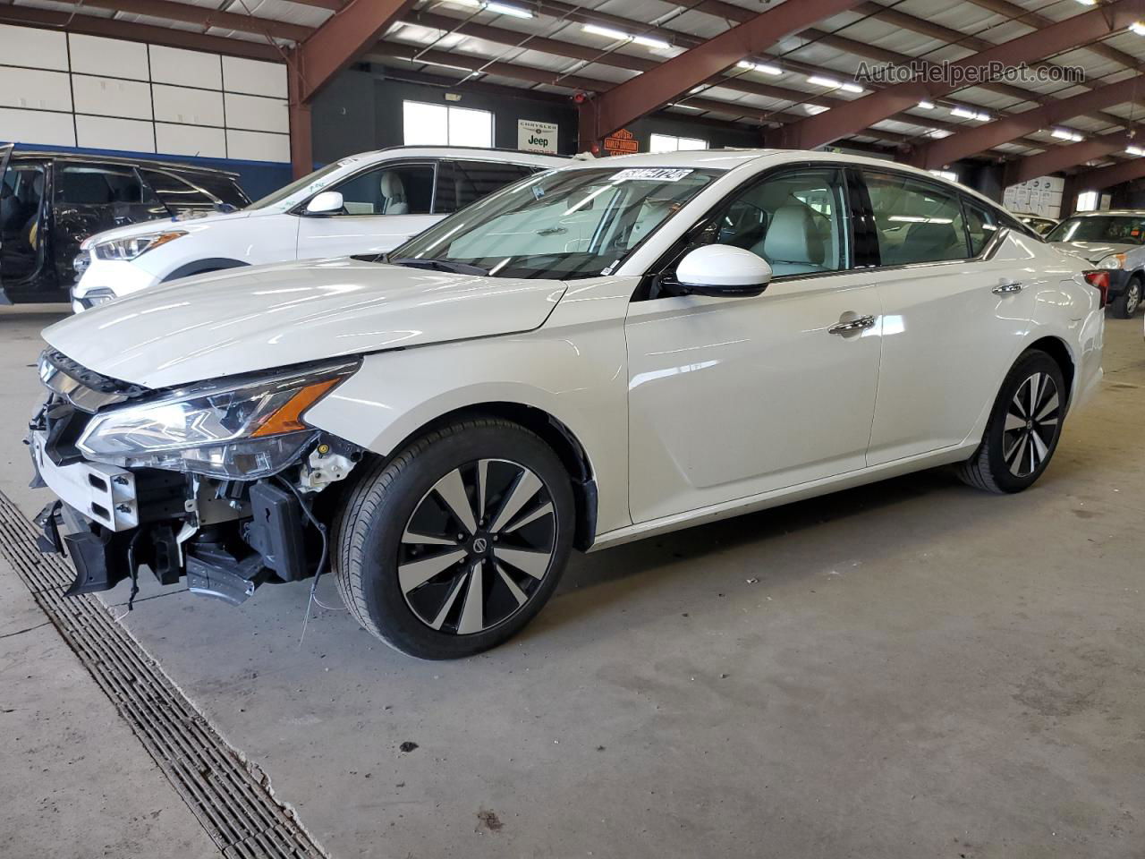 2021 Nissan Altima Sl White vin: 1N4BL4EVXMN373525