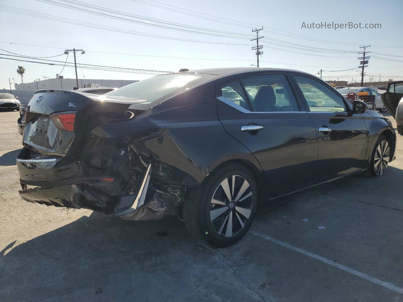 2021 Nissan Altima Sl Black vin: 1N4BL4EVXMN400979