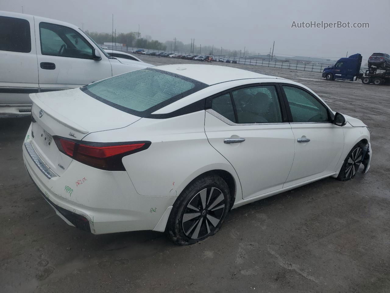 2019 Nissan Altima Sl Белый vin: 1N4BL4EW5KC231519